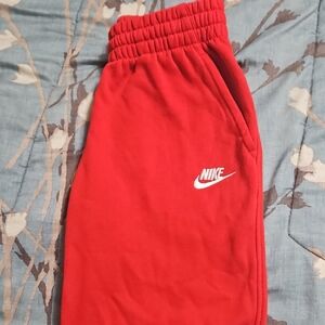 Nike Kids Bright Red Sweatpants